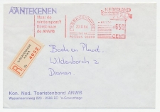 Aangetekend / Zelfplakker Den Haag A.N.W.B. 1984