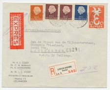 Em. Juliana Aangetekend / Expresse Locaal te Leeuwarden 1958