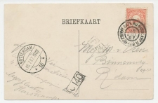 Grootrondstempel Legerplaats bij Harskamp 1907