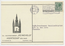 Firma briefkaart Den Haag 1935 - Machinefabriek