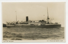 Prentbriefkaart Rotterdamsche Lloyd - M.S. Sibajak