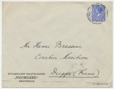 Firma envelop Amsterdam 1929 - Stoomvaart Maatschappij Noordzee
