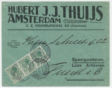 Firma envelop Amsterdam 1928 - Speelgoed / Luxe artikelen