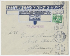 Firma envelop Amsterdam 1930 - Lissauer & Santcroos
