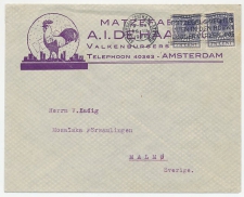 Firma envelop Amsterdam 1928 - Matzefabriek / De Haan