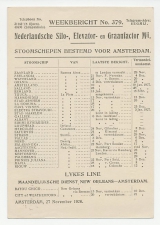 Weekbericht Amsterdam 1926 - Stoomschepen