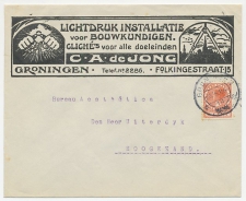 Firma envelop Groningen 1934 - Lichtdruk / Cliche s