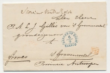Bergen op Zoom - s Gravenwezel Belgie 1851
