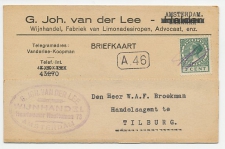 Em. Veth Amsterdam - Tilburg 1927 - Pen ontwaarding
