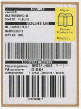 Tilburg - Urk 2001 - Adresdrager  - Centraal Boekhuis