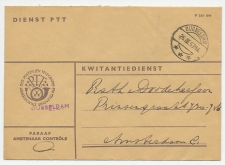 Dienst PTT Dubbeldam - Amsterdam 1957 - Kwitantiedienst