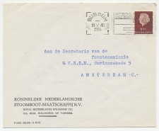 Firma envelop Bussum 1956 - Kon. Ned. Stoomboot Maatschappij    