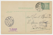Firma briefkaart Den Burg Texel 1911 - Drogisterij