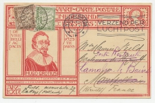 Briefkaart G. 207 Den Haag - Frankrijk 1926 - Poste Restante    