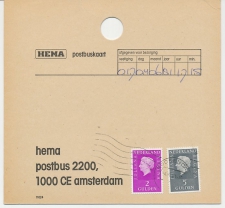 Em. Juliana HEMA Postbuskaart Amsterdam 1981