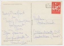 Em. Kind 1961 - Nieuwjaarsstempel Enschede