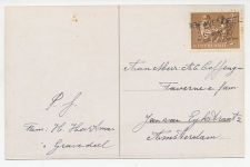 Em. Kind 1954 - Nieuwjaarshandstempel s Gravendeel