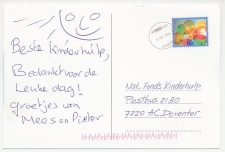 Attentie zegel ( voorgedrukt ) - Bedankt - Stempel Doesburg 2015