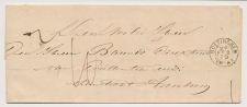 Tweeletterstempel Doetinchem 1870