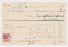 Em. 1872 Utrecht - Veenendaal - Renswoude - Debet nota / Bevel