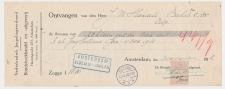 Amsterdam - Velp 1916 - Kwitantie