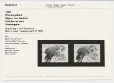 PTT Post Persbericht Em. Waddengebied 1982