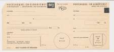 Girostortingskaart G.10 - Postcheque en Girodienst