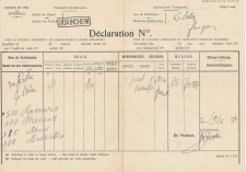 Spoorwegbrief Gorinchem 1930