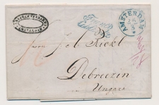 Amsterdam - Debreezin Hongarije 1842 - Franco Coblentz - Fiscaal