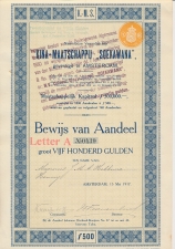 Fiscaal Droogstempel 2 GL=  AMST. 1917 - Aandeel 