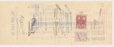 Plakzegel 5 ct den 19.. - Wisselbrief Brussel / Zwijndrecht 1912