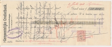 Plakzegel 5,-  den 19.. - Wisselbrief Den Haag 1918