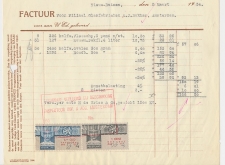 Omzetbelasting 1 CENT / 6.- GLD - Nieuw Buinen 1934