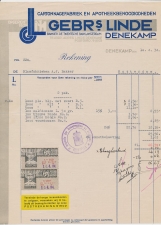 Omzetbelasting 3 CENT / 1.- GLD  - Denekamp 1934