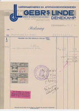 Omzetbelasting 9 CENT / 10 CENT  - Denekamp 1934