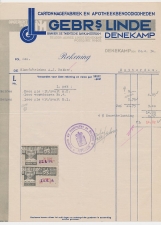 Omzetbelasting 7 CENT / 50 CENT  - Denekamp 1934