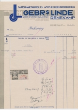 Omzetbelasting 40 CENT - Denekamp 1934