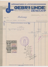 Omzetbelasting 3 CENT / 80 CENT  - Denekamp 1934