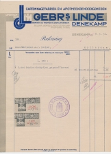 Omzetbelasting 4 CENT / 20 CENT  - Denekamp 1934