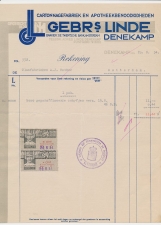 Omzetbelasting 4 CENT / 40 CENT  - Denekamp 1934