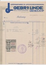Omzetbelasting 3 CENT / 90 CENT  - Denekamp 1934