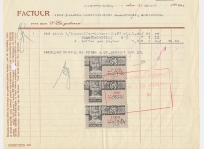 Omzetbelasting 9 CENT / 1.- GLD - Nieuw Buinen 1934