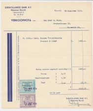 Waarborgfonds 1.50 GLD. - Beursbelasting 2.- GLD. de 19..