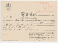 Gemeente Leges Machinestempel 100 Amsterdam 1946