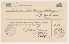 Steenwijkerwold - Blokzijl 1909 - Nota