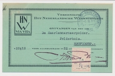 Den Haag - Hoofddorp 1932 - Kwitantie