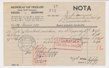 Heerenveen - Leeuwarden 1920 - Nota 