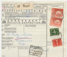 Em. Juliana Pakketkaart Meppel - Belgie 1963