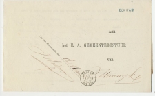Naamstempel Den Ham 1875