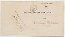 Haaksbergen - Trein takjestempel Arnhem - Oldenzaal 1871